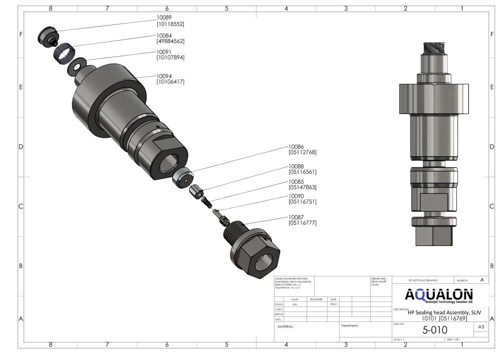 KMT Parts for Check Valve Assembly SLIV