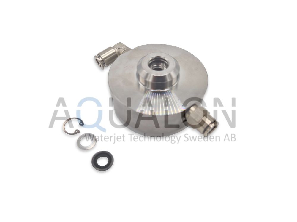 The picture shows a OMAX style Coolant Housing Assembly, 307556