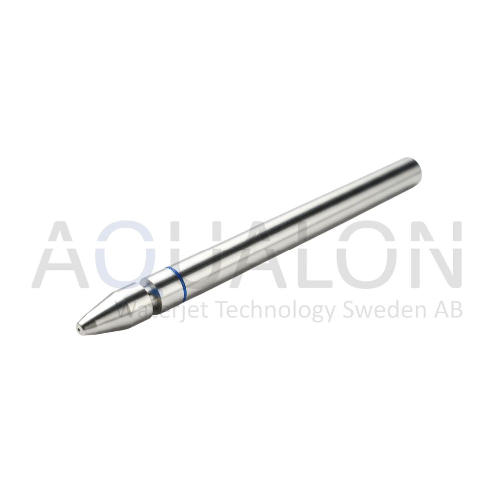 The picture shows a OMAX style focusing tube