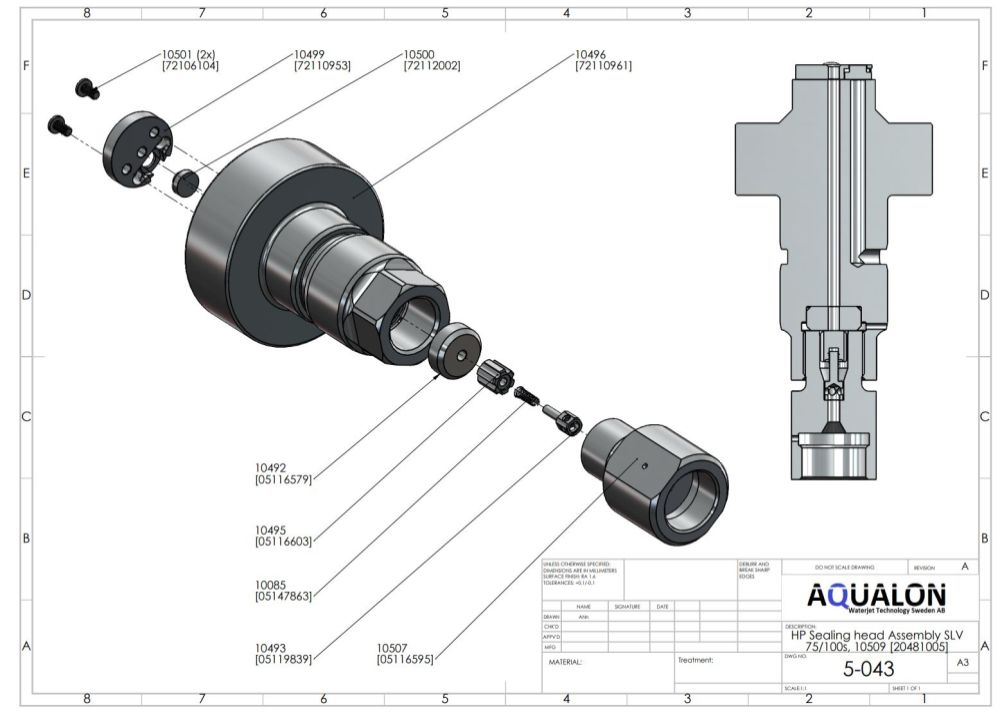 KMT Check Valve Assembly SLV 75S/100S - Aqualon